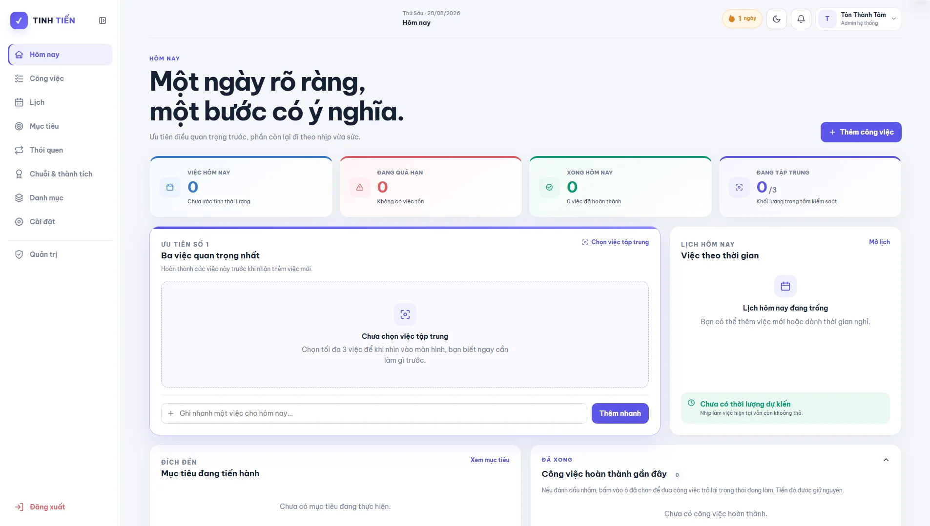 Giao diện Nhịp Tiến